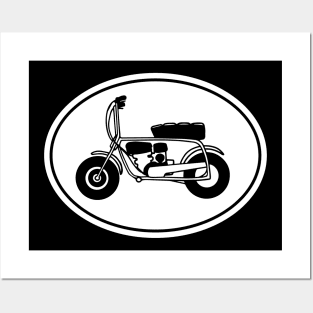 Vintage Minibike, Mini Bike Graphic Posters and Art